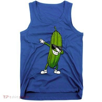 Dill Pickle Dabbing Pickle Glasses Funny Pickle Gift Tank Top