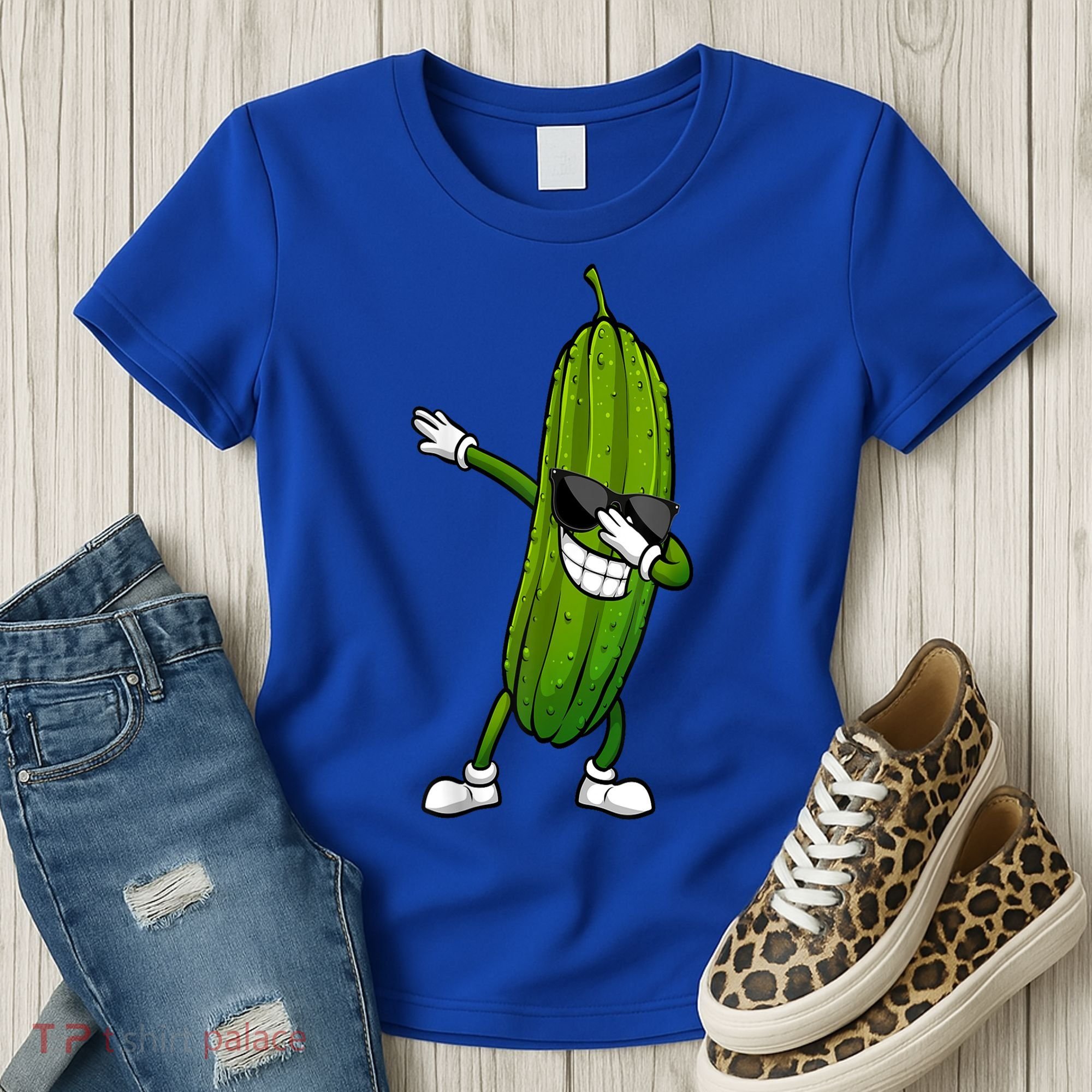 Dill Pickle Dabbing Pickle Glasses Funny Pickle Gift Women's T-Shirt