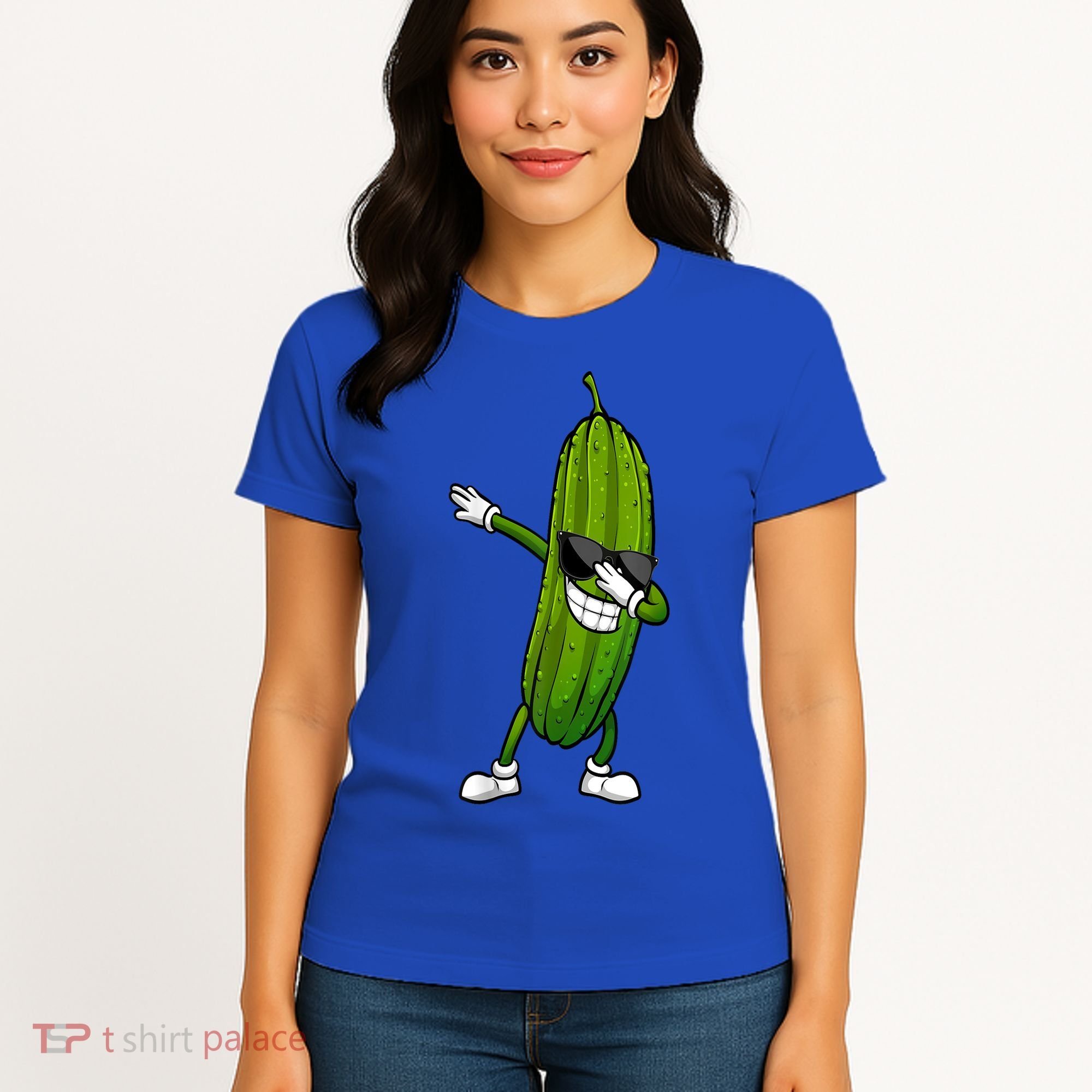 Dill Pickle Dabbing Pickle Glasses Funny Pickle Gift Women's T-Shirt