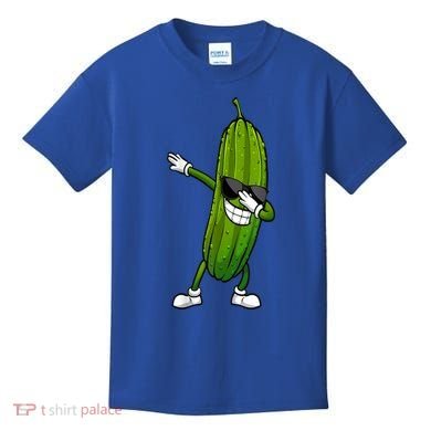 Dill Pickle Dabbing Pickle Glasses Funny Pickle Gift Kids T-Shirt