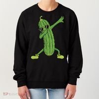 Dabbing Pickle Dancing Cucumber Lover Funny Funny Gift Women's Sweatshirt thumb 0