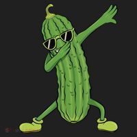 Dabbing Pickle Dancing Cucumber Lover Funny Funny Gift Beanie thumb 2