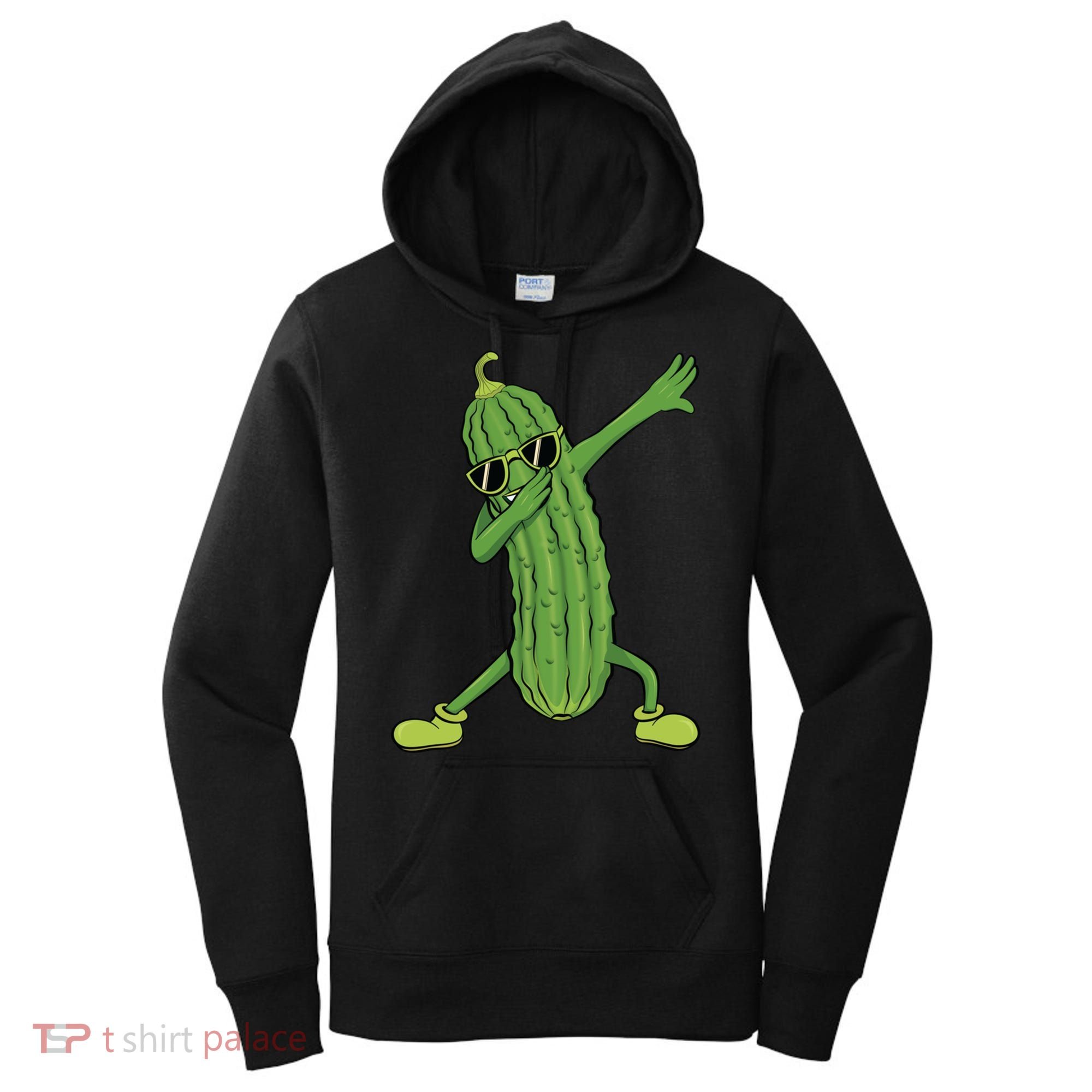 Dabbing Pickle Dancing Cucumber Lover Funny Funny Gift Women's Hoodie