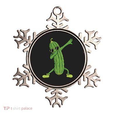 Dabbing Pickle Dancing Cucumber Lover Funny Funny Gift Ornament