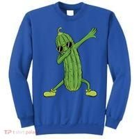 Dabbing Pickle Dancing Cucumber Lover Funny Funny Gift Sweatshirt thumb 0