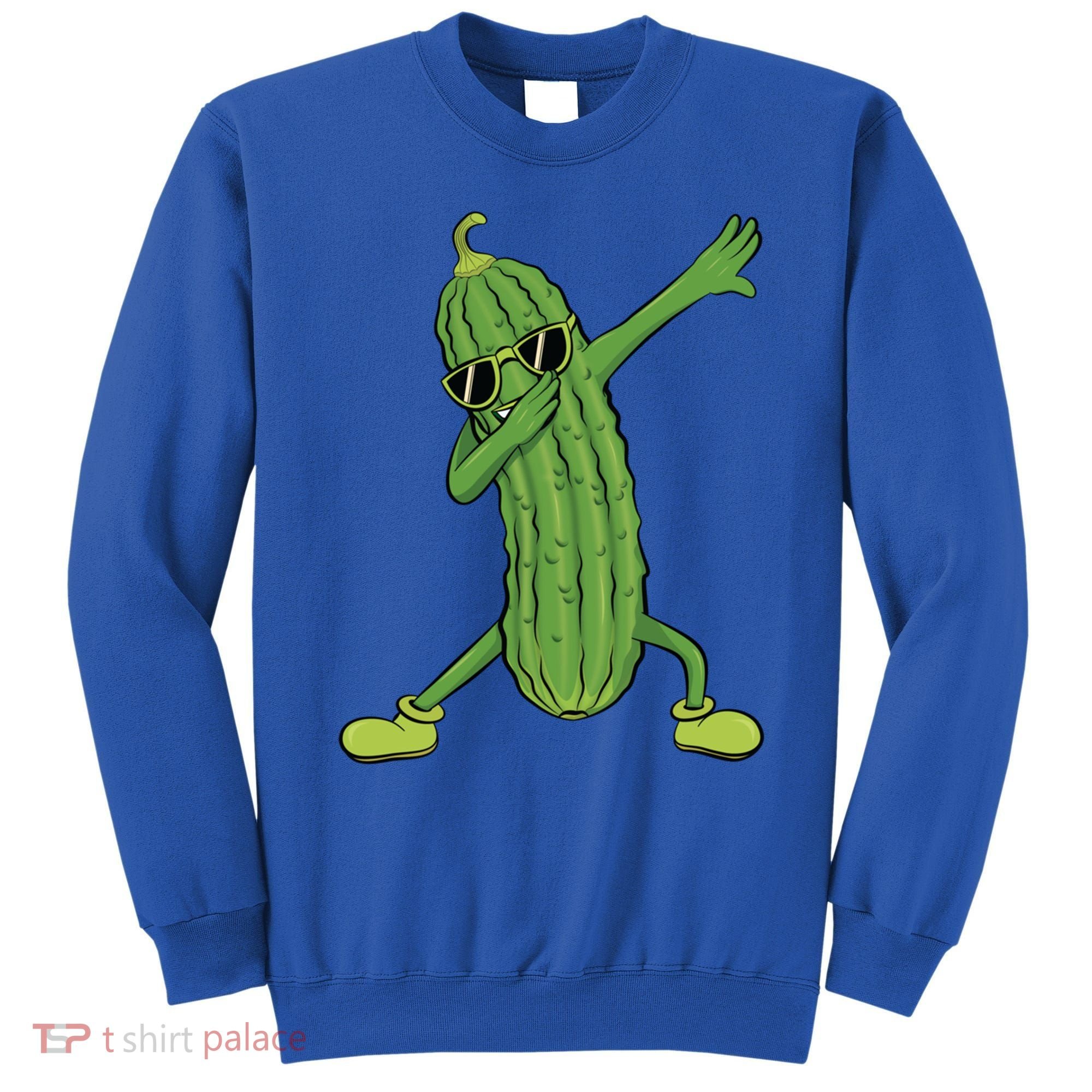 Dabbing Pickle Dancing Cucumber Lover Funny Funny Gift Sweatshirt