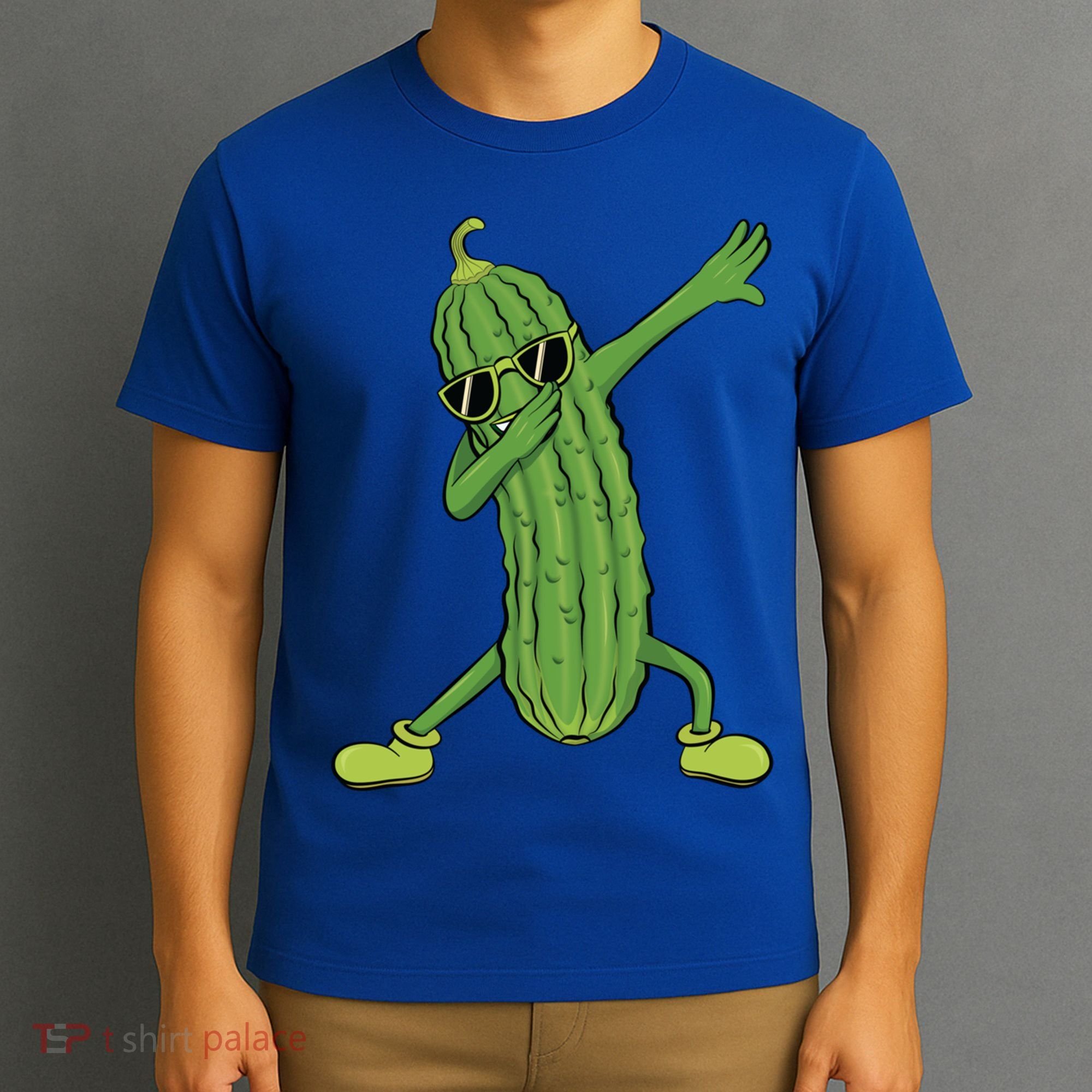 Dabbing Pickle Dancing Cucumber Lover Funny Funny Gift T-Shirt