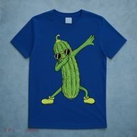 Dabbing Pickle Dancing Cucumber Lover Funny Funny Gift T-Shirt thumb 5