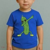 Dabbing Pickle Dancing Cucumber Lover Funny Funny Gift Toddler T-Shirt thumb 2