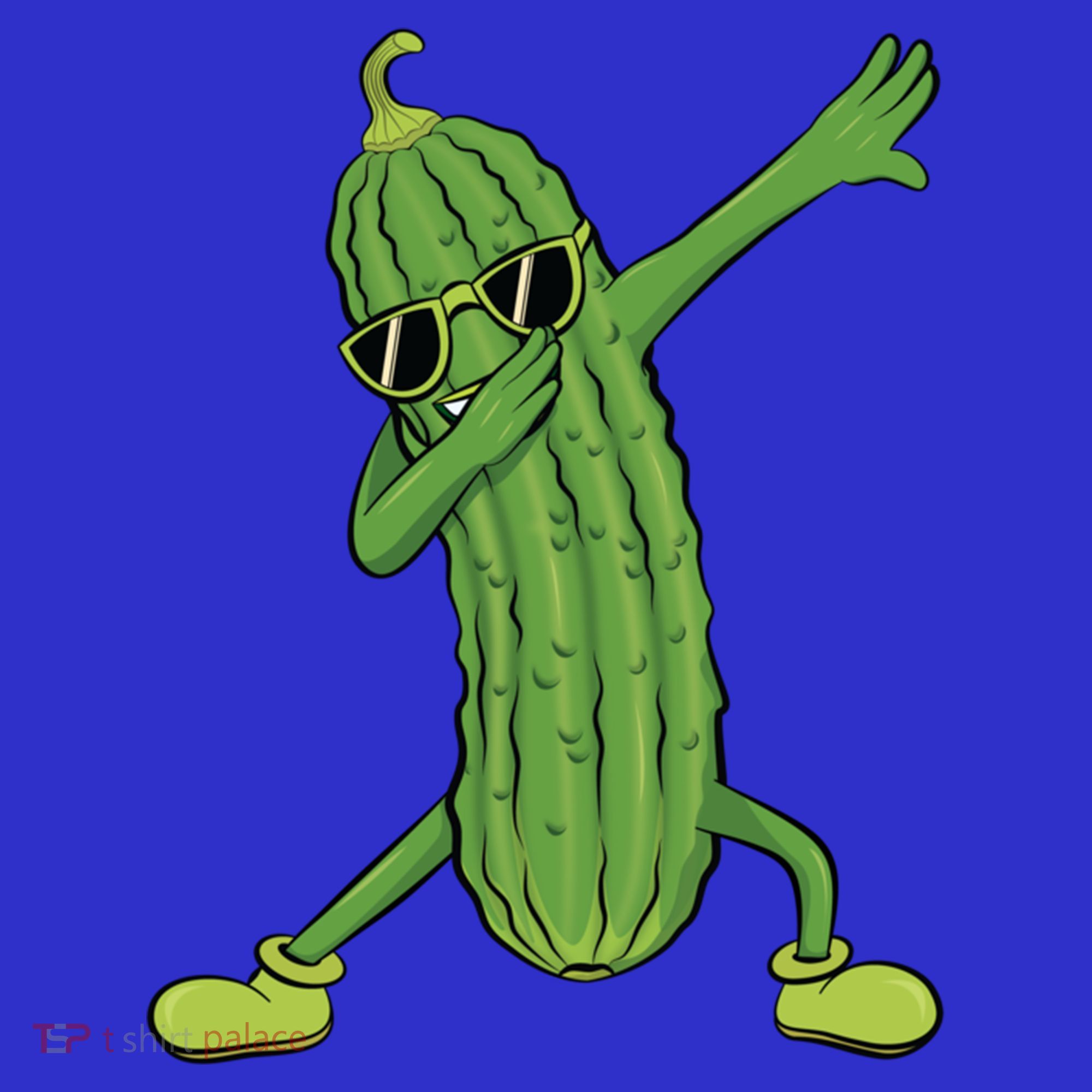 Dabbing Pickle Dancing Cucumber Lover Funny Funny Gift Visor