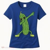 Dabbing Pickle Dancing Cucumber Lover Funny Funny Gift Women's T-Shirt thumb 0