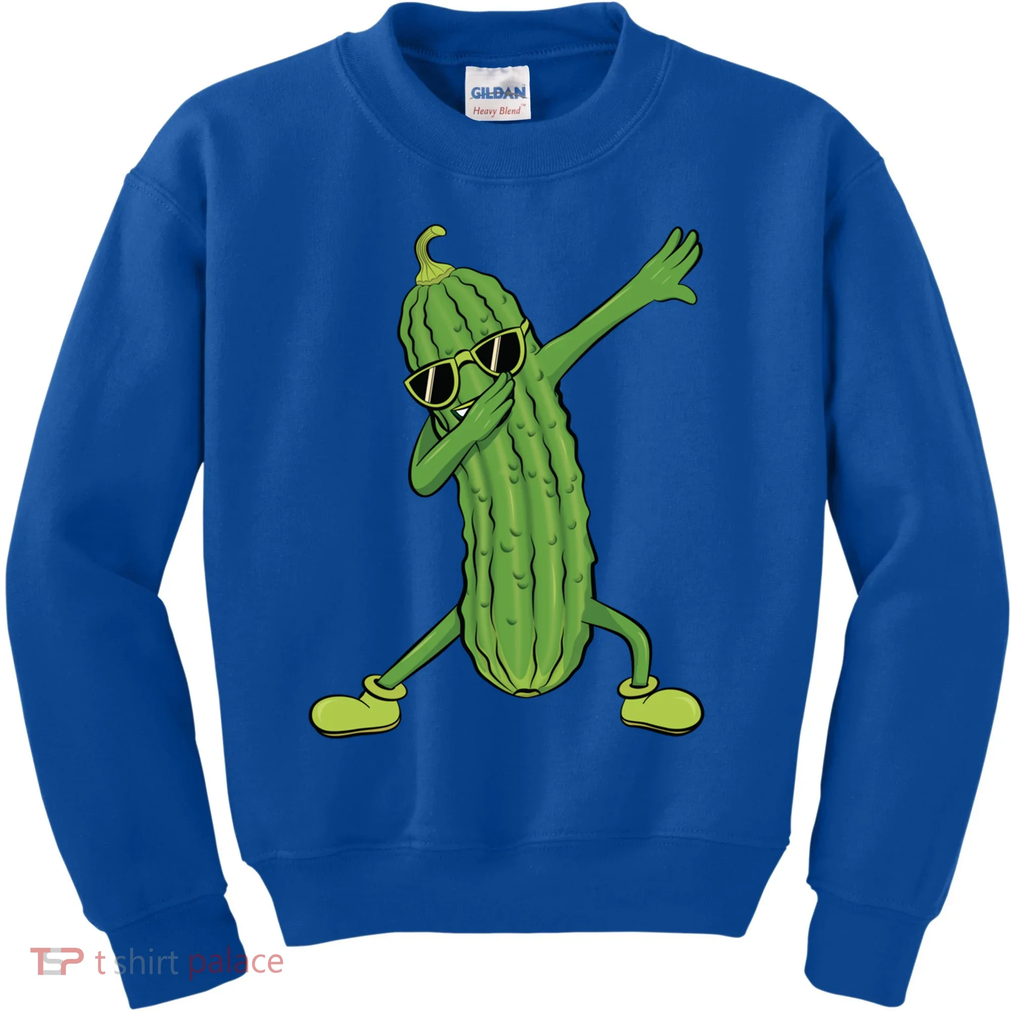 Dabbing Pickle Dancing Cucumber Lover Funny Funny Gift Kids Sweatshirt