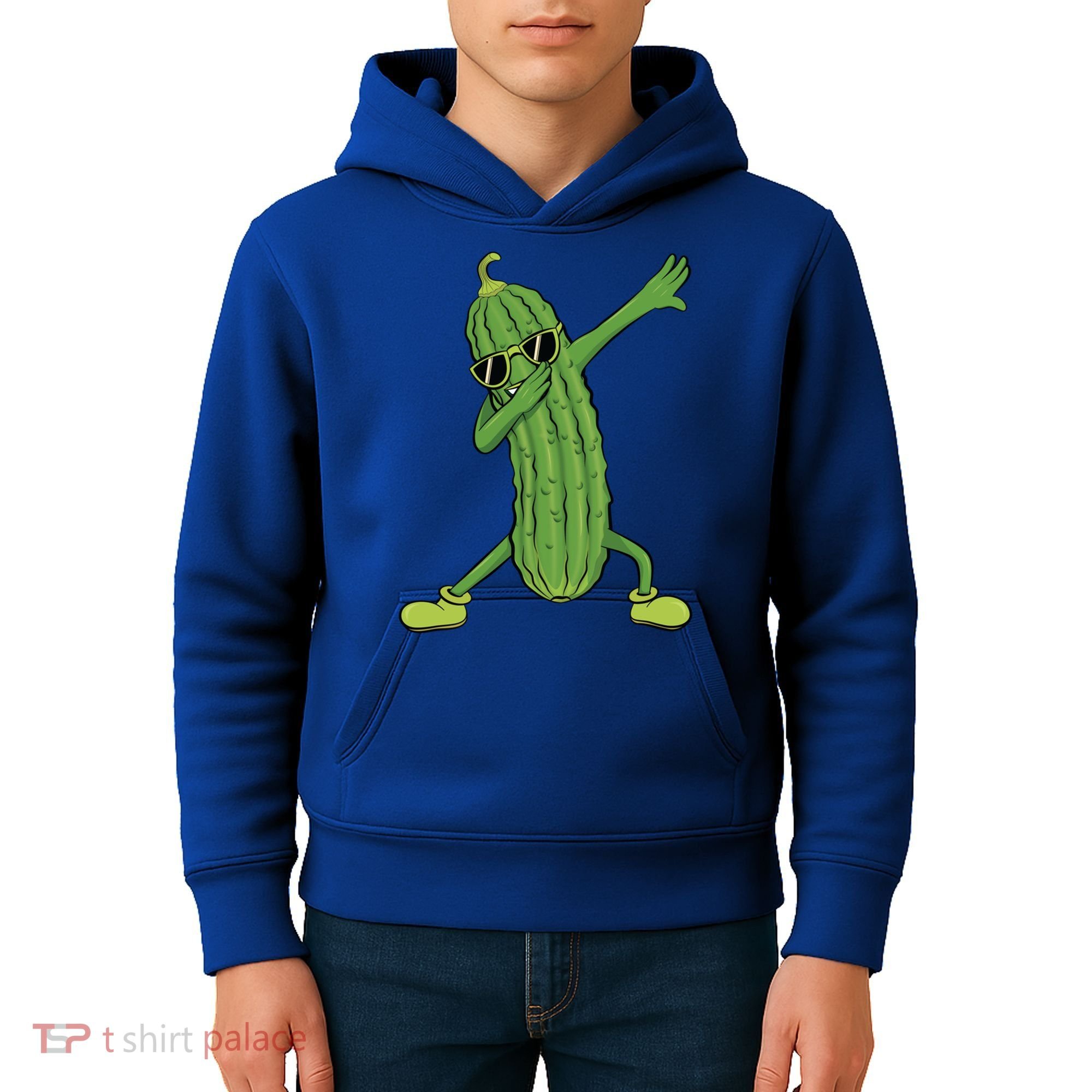 Dabbing Pickle Dancing Cucumber Lover Funny Funny Gift Kids Hoodie