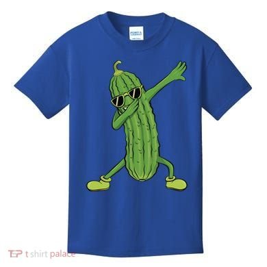 Dabbing Pickle Dancing Cucumber Lover Funny Funny Gift Kids T-Shirt