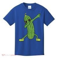 Dabbing Pickle Dancing Cucumber Lover Funny Funny Gift Kids T-Shirt thumb 0