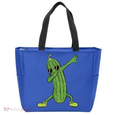Dabbing Pickle Dancing Cucumber Lover Funny Funny Gift Tote Bag
