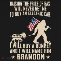 Donkey Pox Destroying America Funny Bigfoot Anti Biden Sweatshirt thumb 3