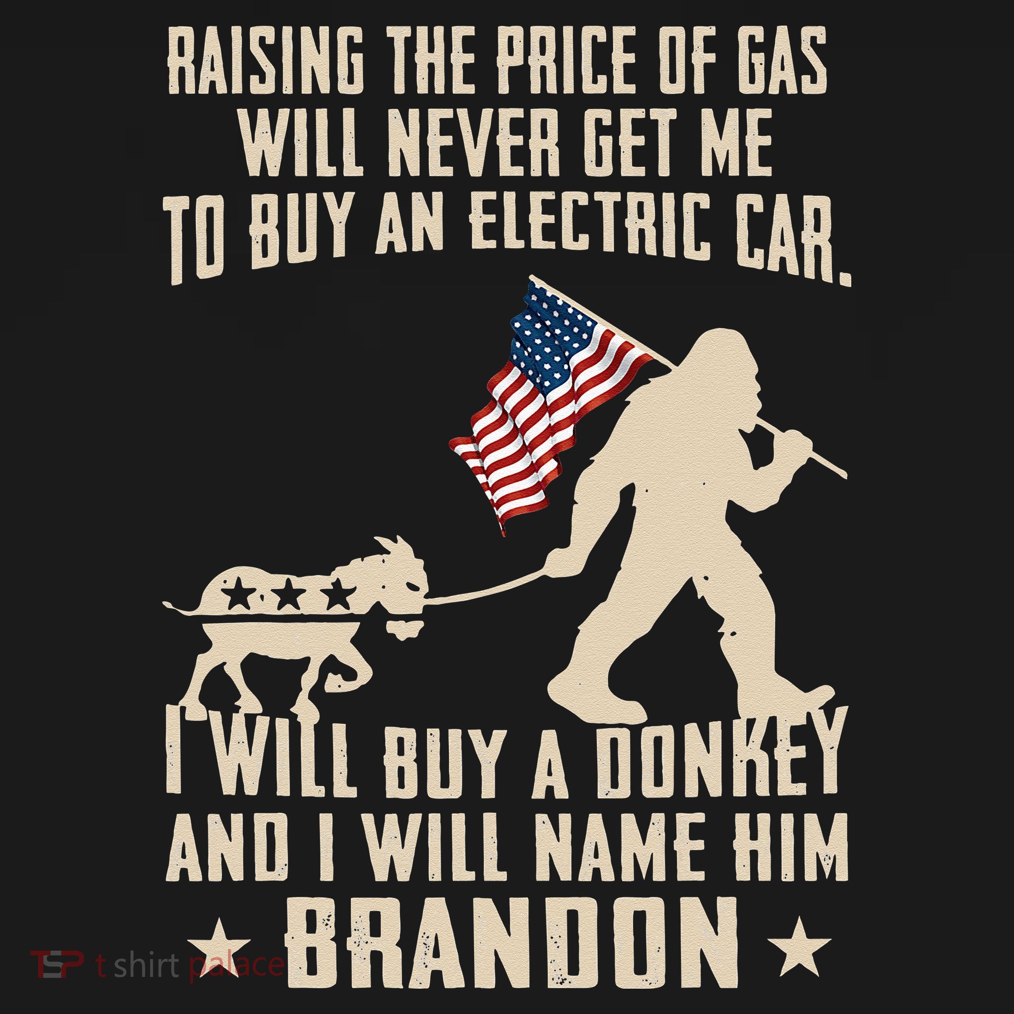 Donkey Pox Destroying America Funny Bigfoot Anti Biden Sweatshirt