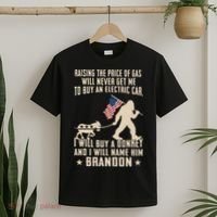 Donkey Pox Destroying America Funny Bigfoot Anti Biden T-Shirt thumb 2