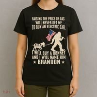 Donkey Pox Destroying America Funny Bigfoot Anti Biden T-Shirt thumb 4