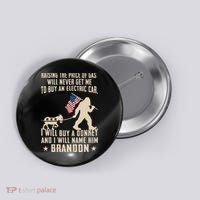 Donkey Pox Destroying America Funny Bigfoot Anti Biden Button thumb 0