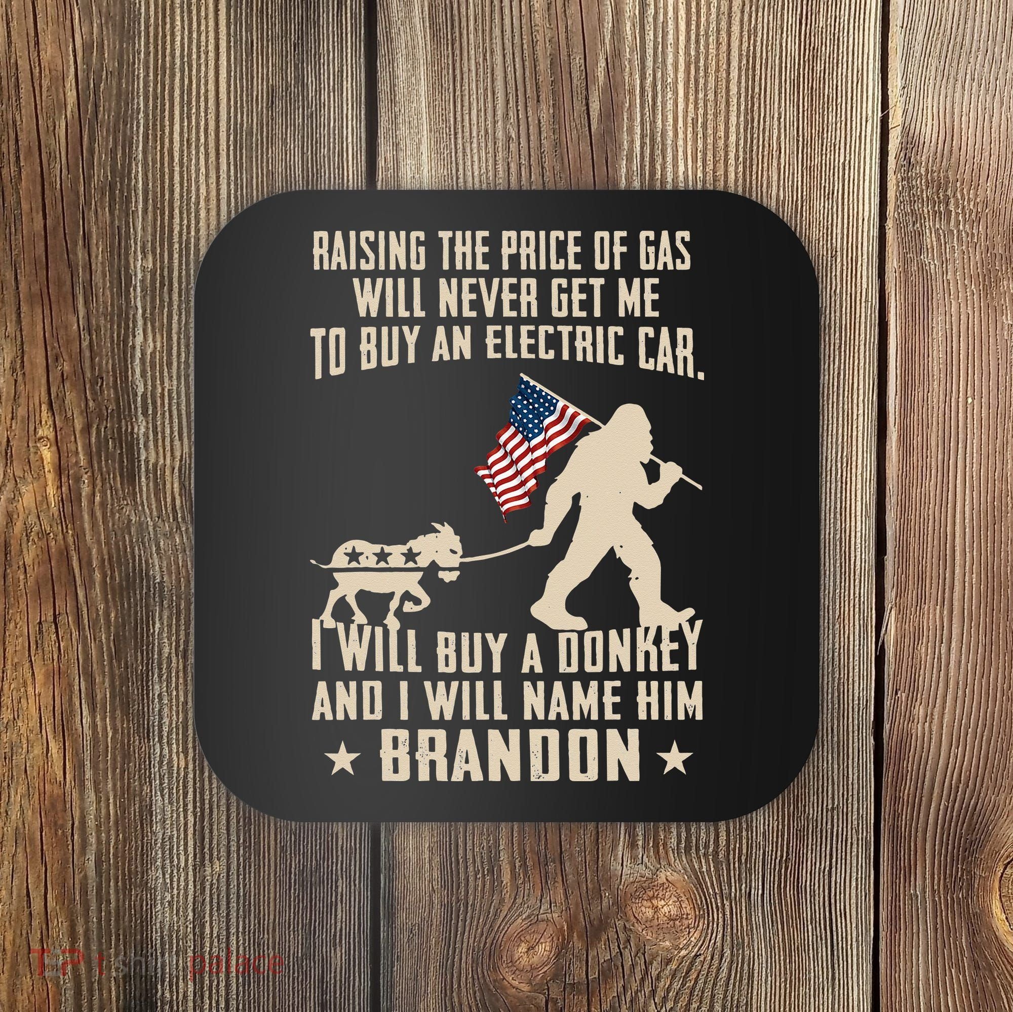 Donkey Pox Destroying America Funny Bigfoot Anti Biden Coaster