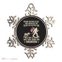Donkey Pox Destroying America Funny Bigfoot Anti Biden Ornament thumb 0