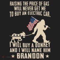 Donkey Pox Destroying America Funny Bigfoot Anti Biden Golf Towel thumb 3