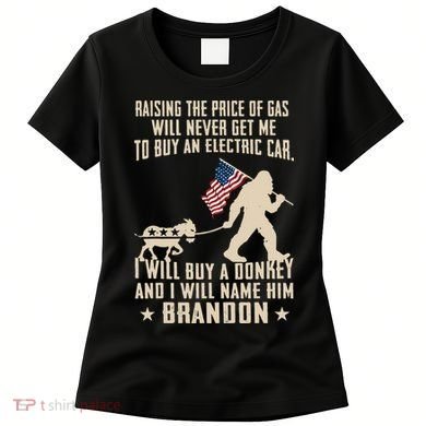 Donkey Pox Destroying America Funny Bigfoot Anti Biden Women's T-Shirt