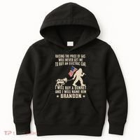 Donkey Pox Destroying America Funny Bigfoot Anti Biden Kids Hoodie thumb 0