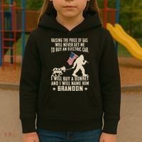Donkey Pox Destroying America Funny Bigfoot Anti Biden Kids Hoodie thumb 3