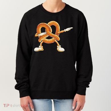 Dabbing Pretzel Dab Pretzel Dancing Pretzel Birthday Party Women's Sweatshirt
