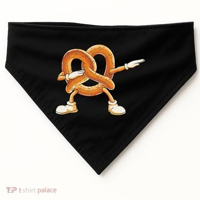 Dabbing Pretzel Dab Pretzel Dancing Pretzel Birthday Party USA-Made Doggie Bandana