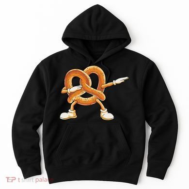 Dabbing Pretzel Dab Pretzel Dancing Pretzel Birthday Party Hoodie