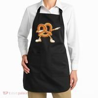Dabbing Pretzel Dab Pretzel Dancing Pretzel Birthday Party Apron thumb 2