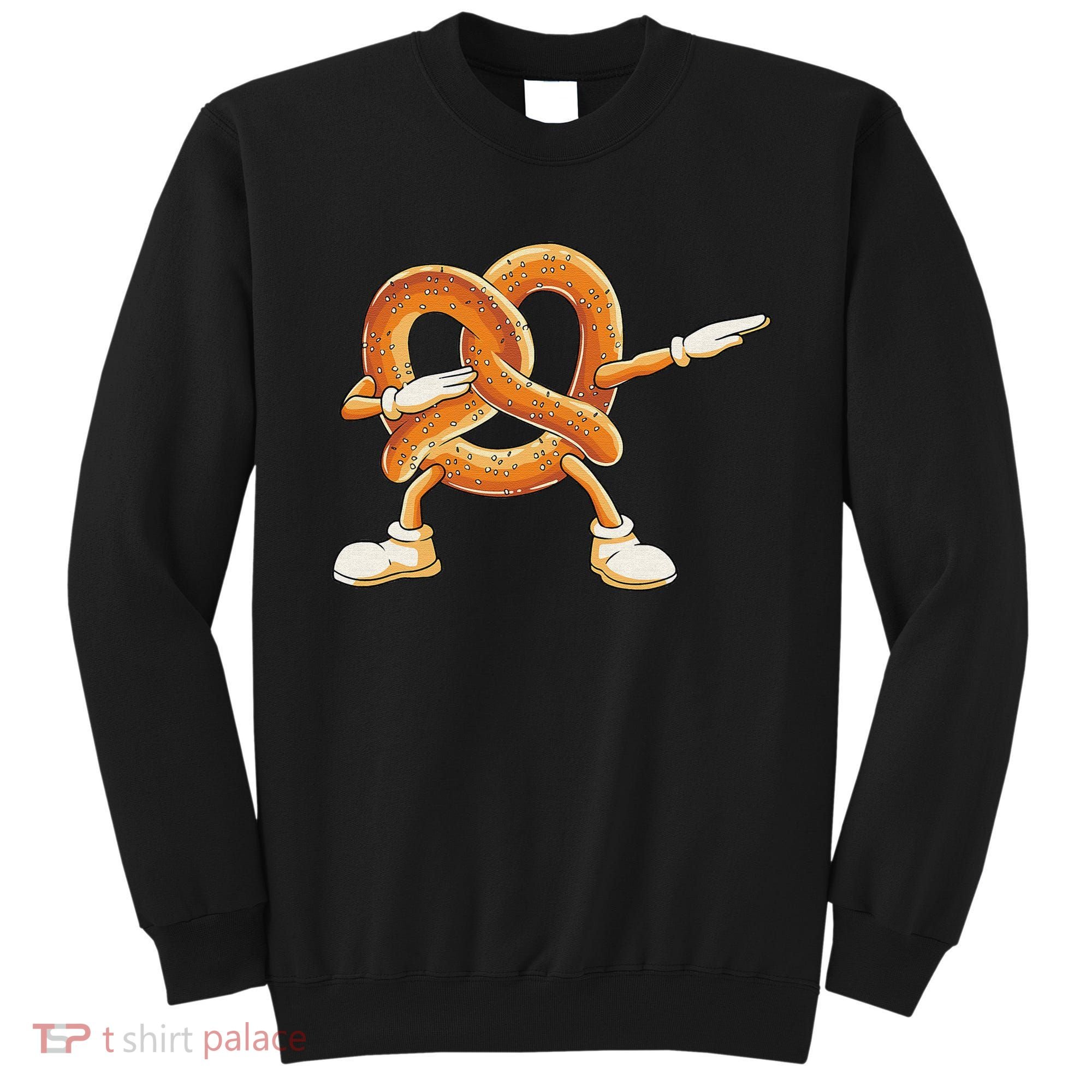 Dabbing Pretzel Dab Pretzel Dancing Pretzel Birthday Party Sweatshirt