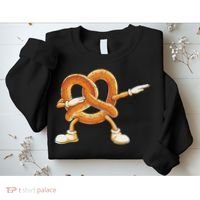 Dabbing Pretzel Dab Pretzel Dancing Pretzel Birthday Party Sweatshirt thumb 2