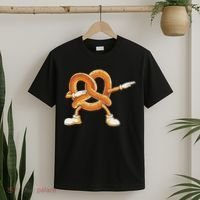 Dabbing Pretzel Dab Pretzel Dancing Pretzel Birthday Party T-Shirt thumb 2