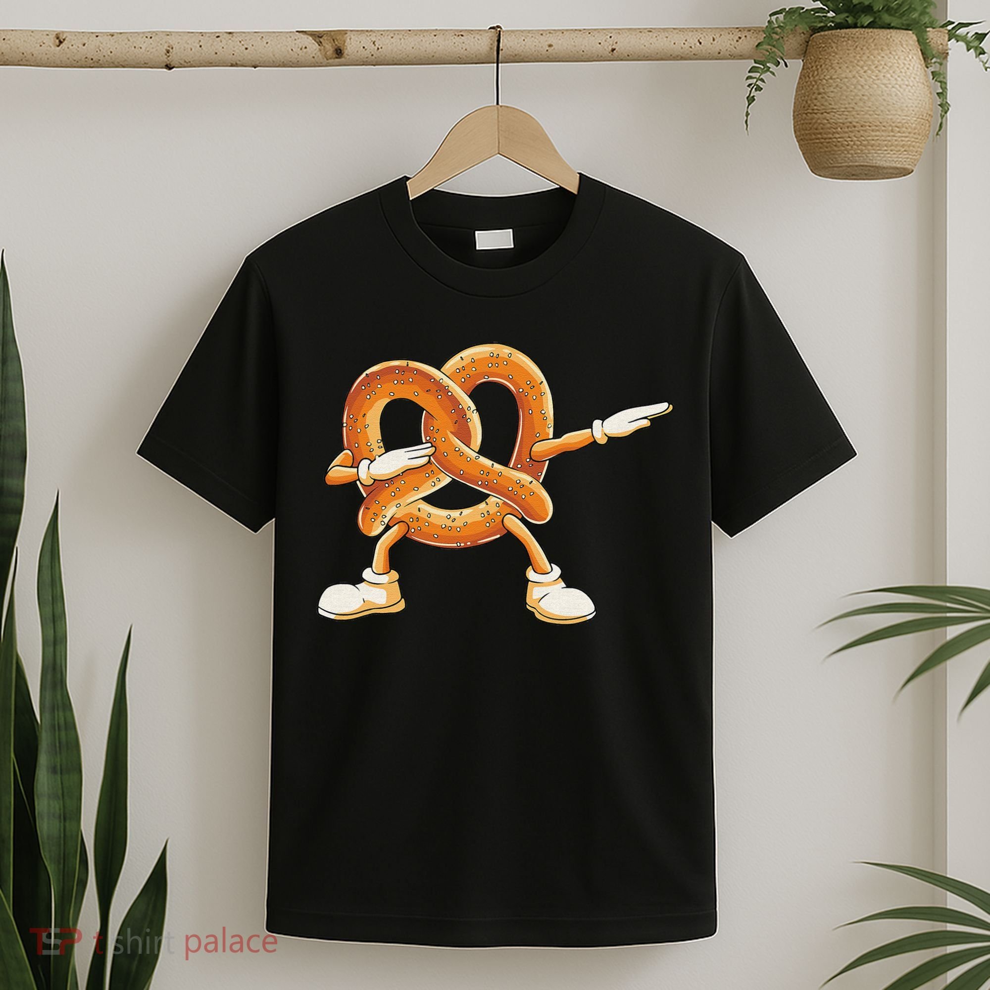 Dabbing Pretzel Dab Pretzel Dancing Pretzel Birthday Party T-Shirt