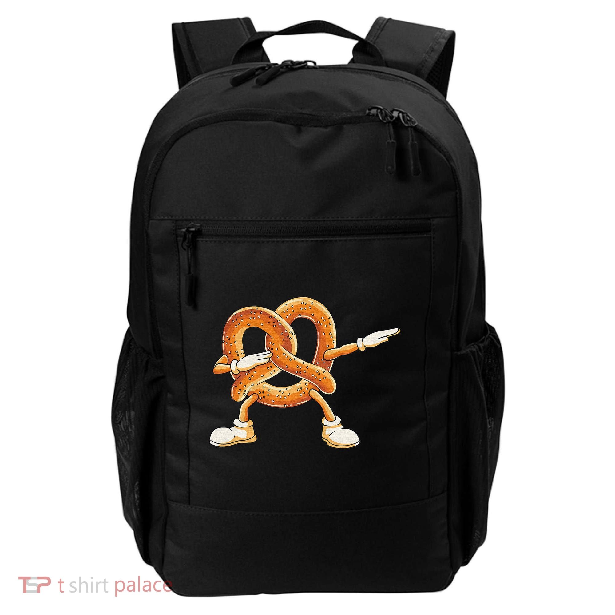 Dabbing Pretzel Dab Pretzel Dancing Pretzel Birthday Party Backpack