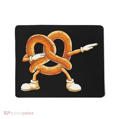 Dabbing Pretzel Dab Pretzel Dancing Pretzel Birthday Party Mousepad