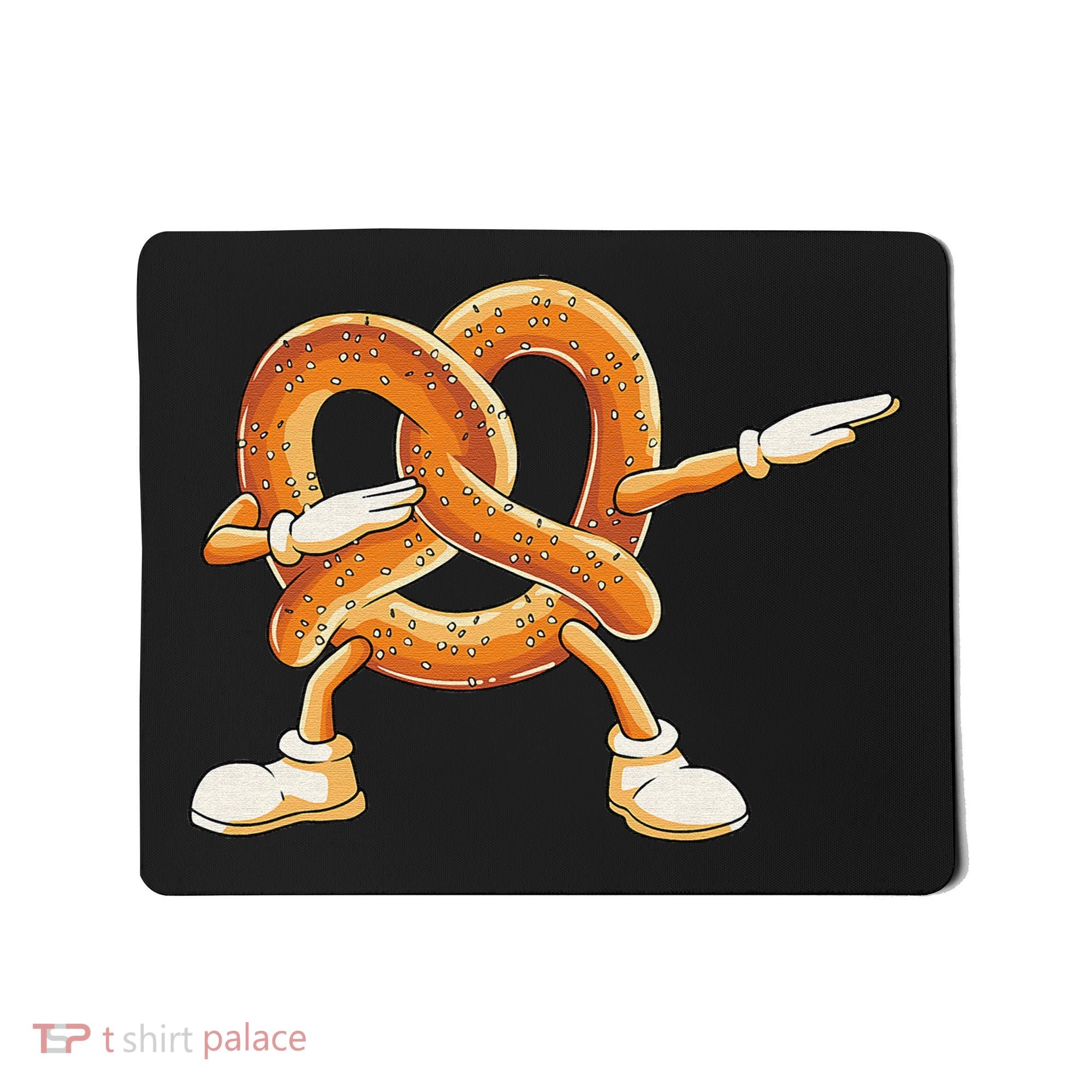 Dabbing Pretzel Dab Pretzel Dancing Pretzel Birthday Party Mousepad