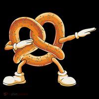 Dabbing Pretzel Dab Pretzel Dancing Pretzel Birthday Party Mousepad thumb 1