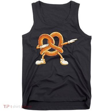 Dabbing Pretzel Dab Pretzel Dancing Pretzel Birthday Party Tank Top