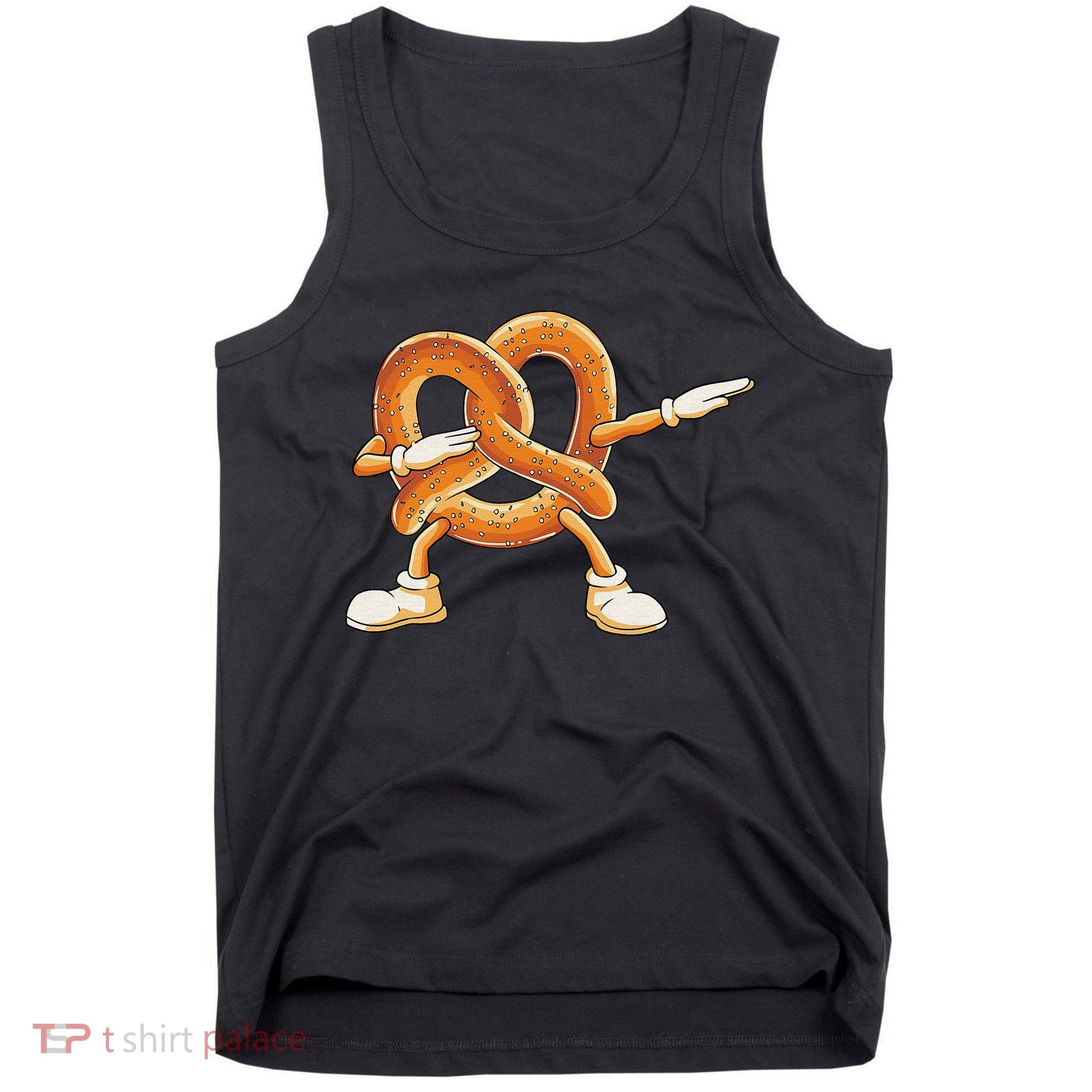 Dabbing Pretzel Dab Pretzel Dancing Pretzel Birthday Party Tank Top