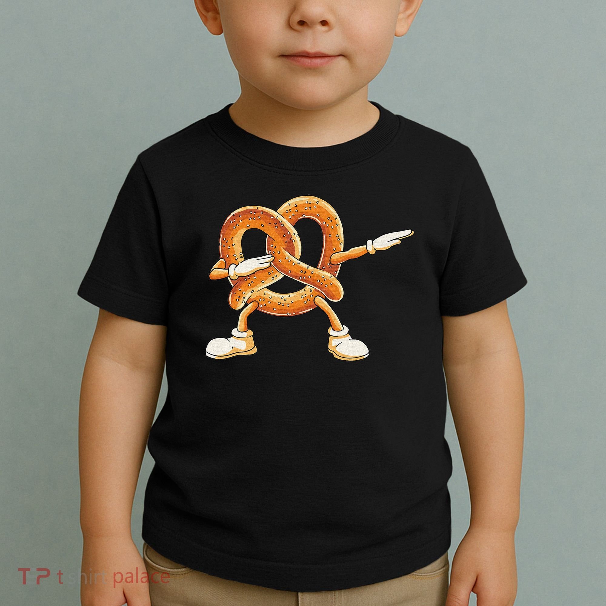 Dabbing Pretzel Dab Pretzel Dancing Pretzel Birthday Party Toddler T-Shirt