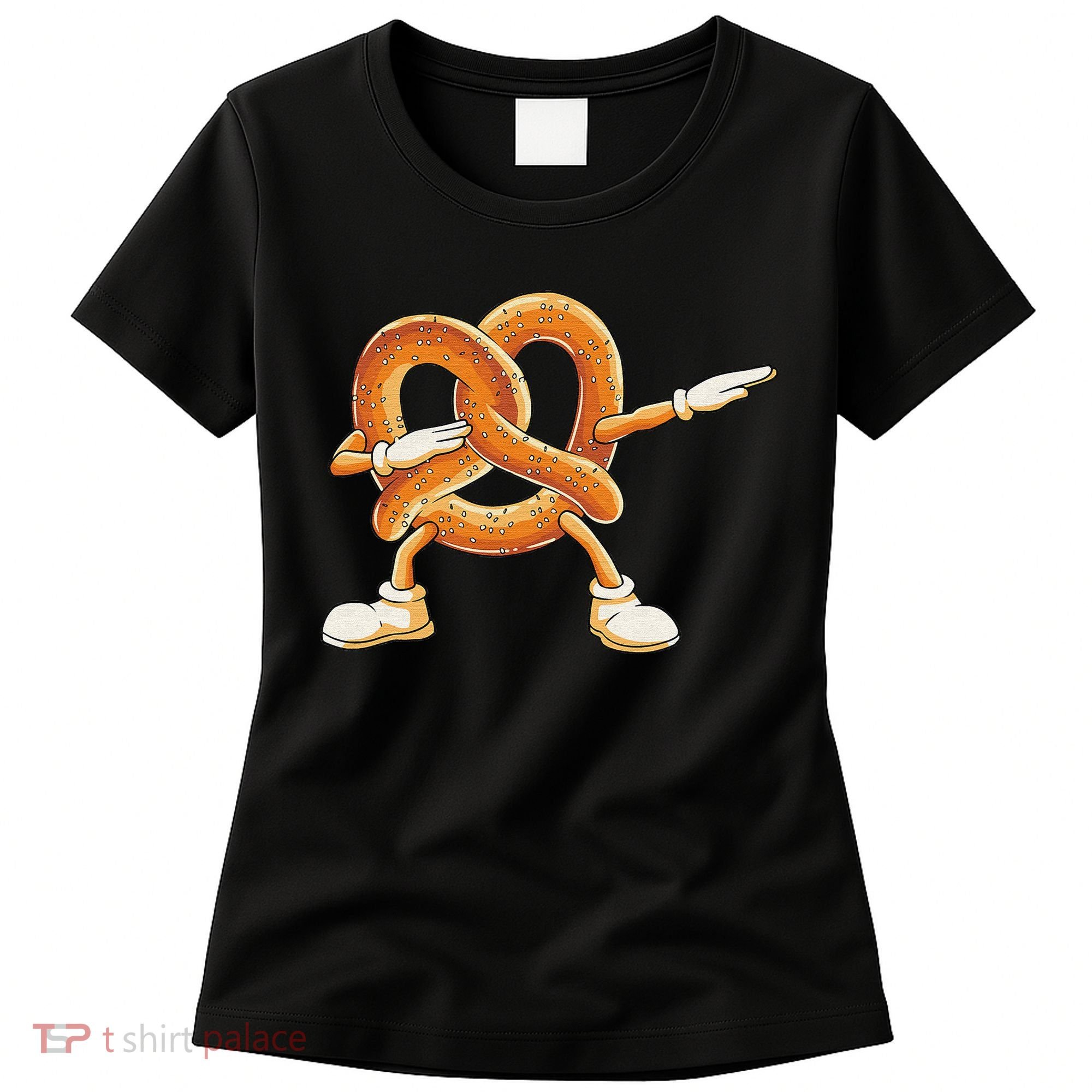 Dabbing Pretzel Dab Pretzel Dancing Pretzel Birthday Party Women's T-Shirt