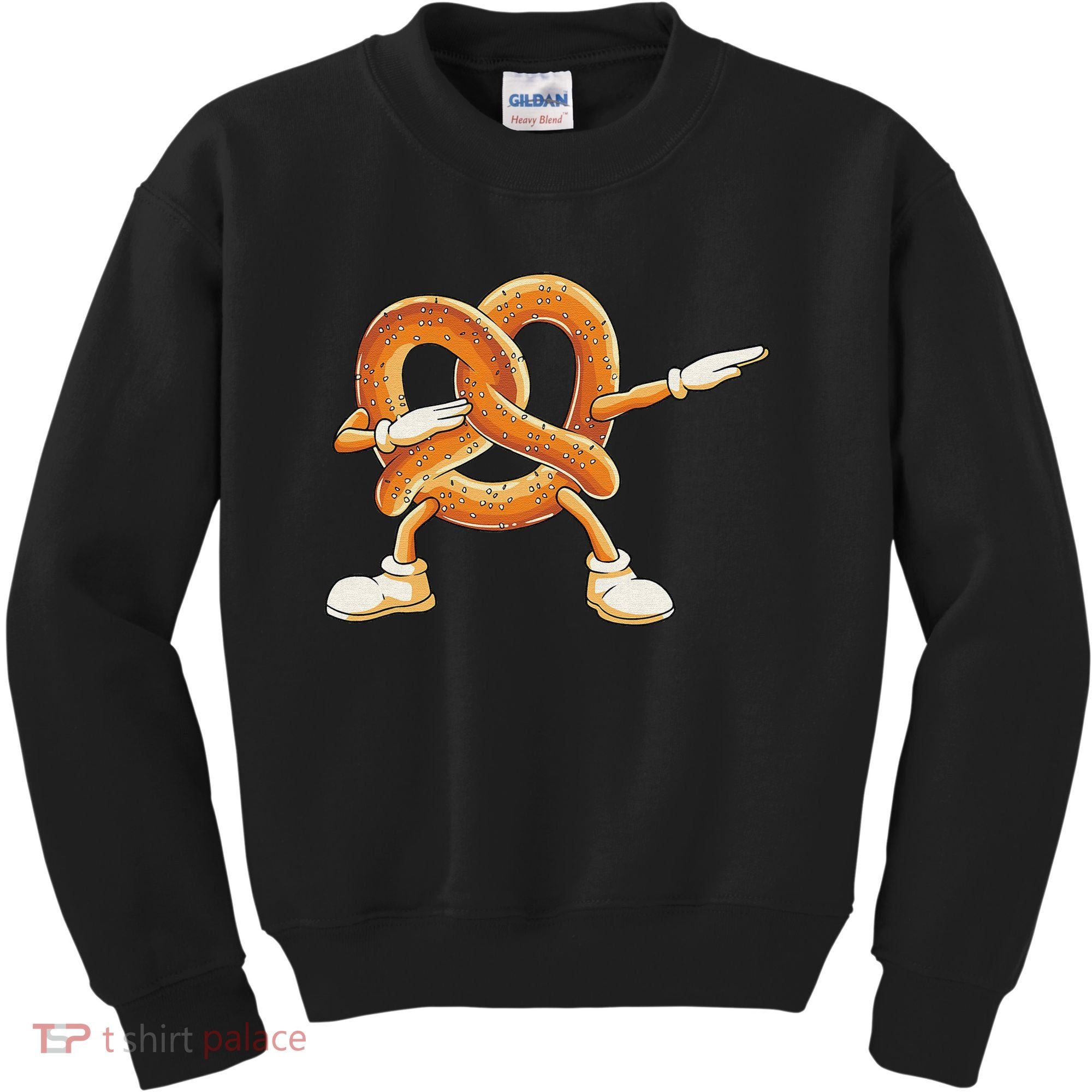 Dabbing Pretzel Dab Pretzel Dancing Pretzel Birthday Party Kids Sweatshirt