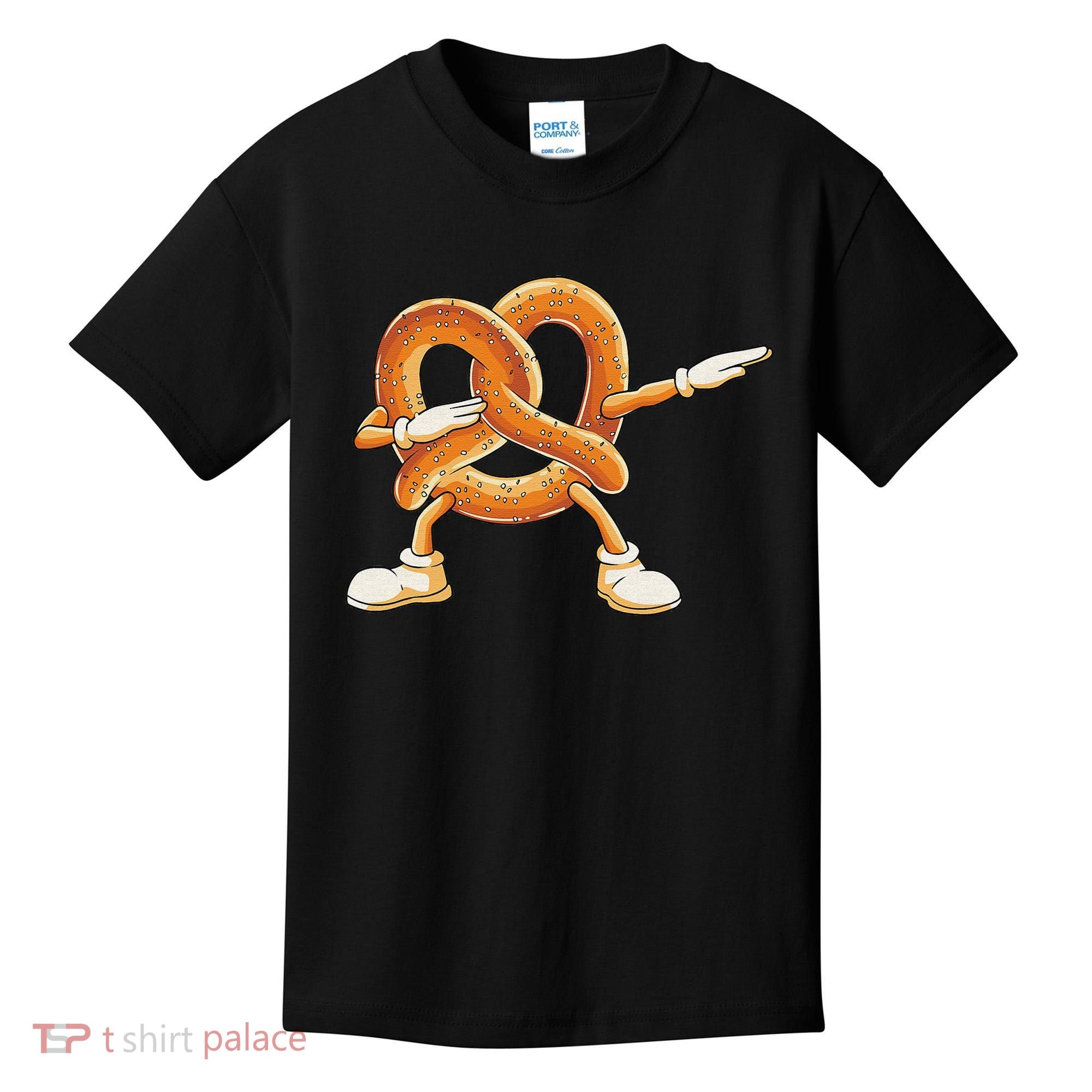 Dabbing Pretzel Dab Pretzel Dancing Pretzel Birthday Party Kids T-Shirt