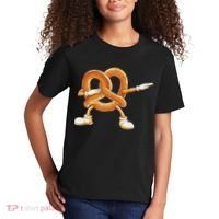 Dabbing Pretzel Dab Pretzel Dancing Pretzel Birthday Party Kids T-Shirt thumb 2